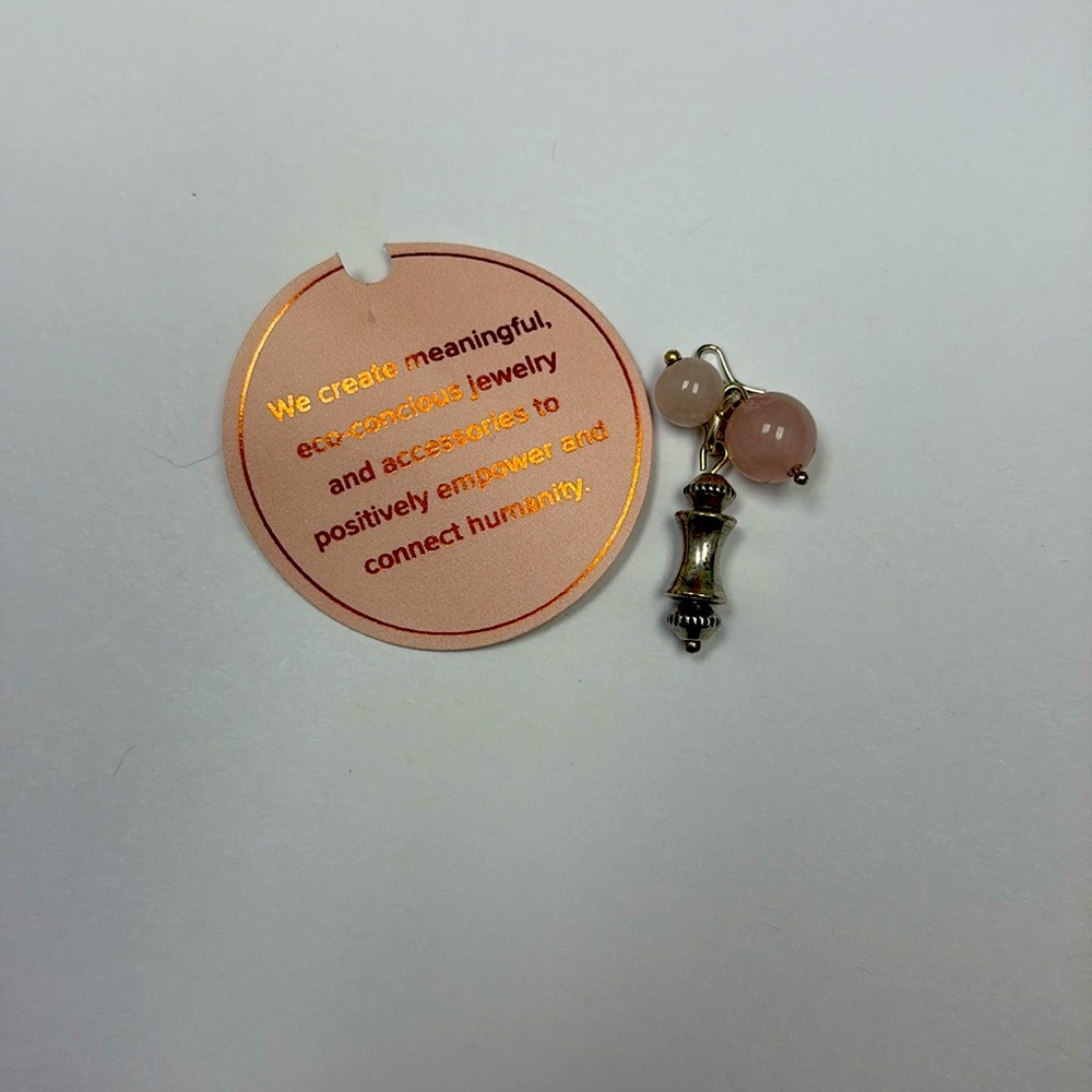 Alex And Ani Rose Quartz charm